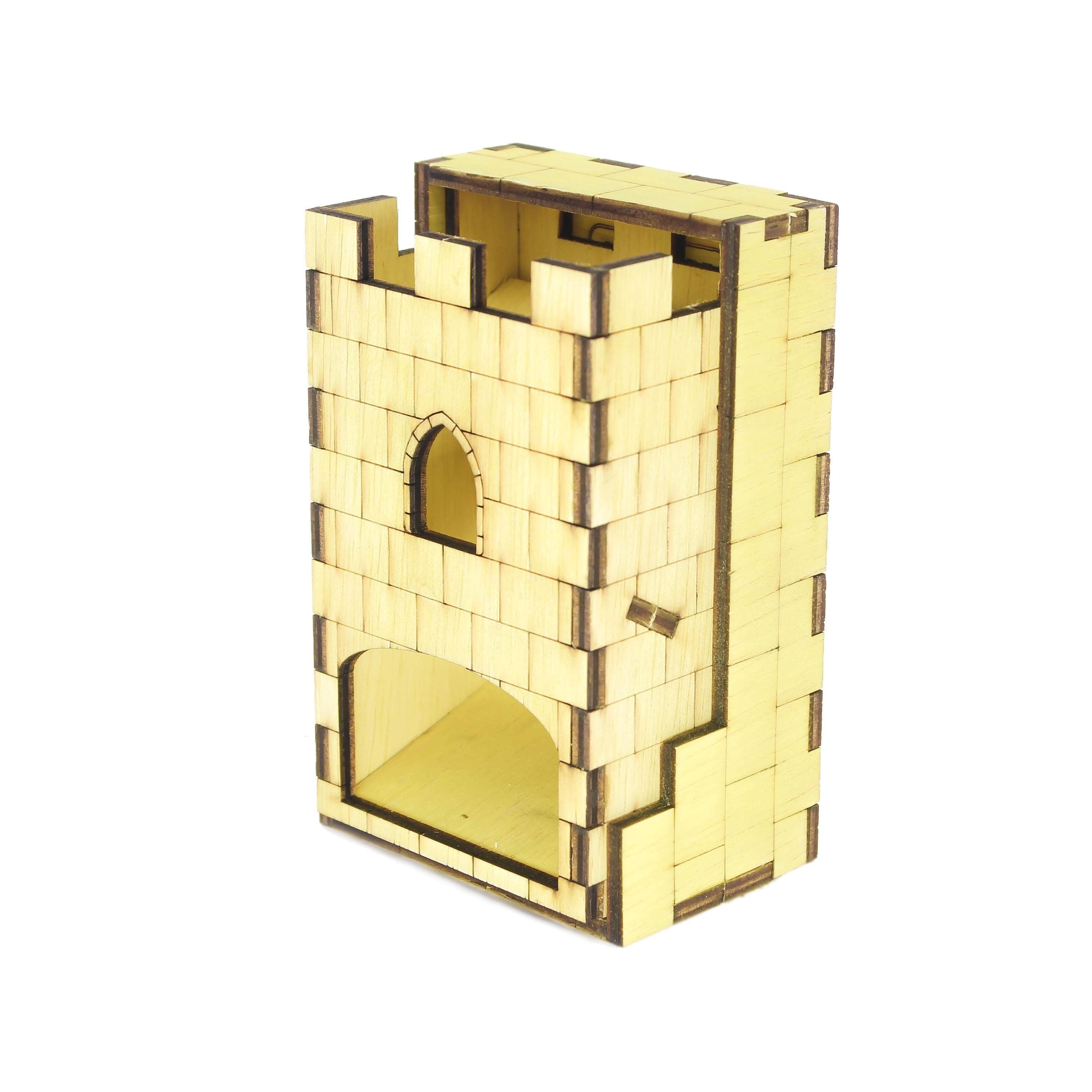 Medieval Dice Tower and Tray | Laser-Engraved (Wood) | RPG DnD Accessory | Gaming gift Supporting Image 11