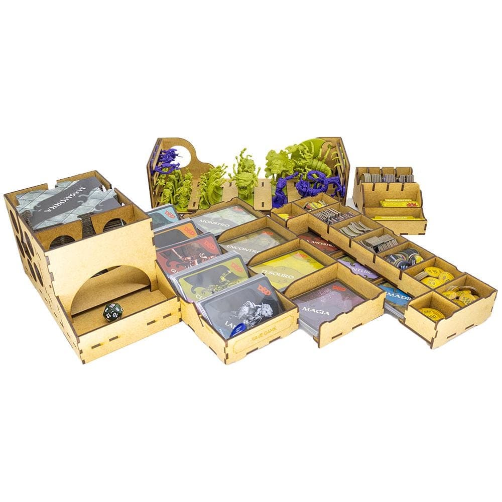 Organizer for D&D Dungeon of the Mad Mage Boardgame, board game insert, Dungeons and Dragons, gift for board gamers Supporting Image 9